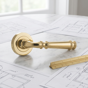 Poignée de porte classique en laiton finition dorée, quincaillerie de meubles, poignée de tiroir, décoration maison et bureau, design durable - Product Image 4