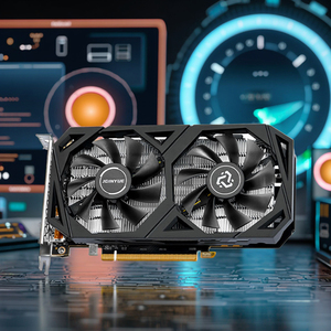 Jginyue RX6600LE 8Pin 8GB GDDR6 128-bit GPU ใหม่การ์ดกราฟิกเกมพัดลมระบายความร้อน PCI สำหรับแล็ปท็อป8GB กราฟหน่วยความจำวิดีโอ - Product Image 1