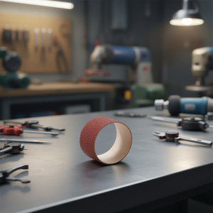 Manga de tela abrasiva de corindón de 30x30 mm, grano 180, para trabajos de rectificado y pulido de precisión - Product Image 3