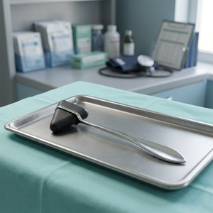 Marteau réflexe en mousse noire, instrument chirurgical manuel pour examen clinique - Product Image 3