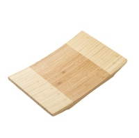 Nueva Bandeja de Servir Rectangular Moderna, Ecológica, de Bambú Japonés Tallado, de Una Sola Capa, para Restaurantes, en Oferta