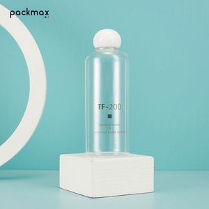 Botellas recargables transparentes de PETG de 15-250 ml con tapa de rosca y tapón interno, para tónico y esencia hidratante - Product Image 2