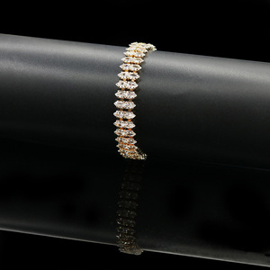 Conjuntos De pendientes De collar largo De Zirconia cúbica para novias accesorios De joyería De boda <span class=keywords><strong>Jolleria</strong></span> De Mujer De Oro para Mujer - Product Image 3