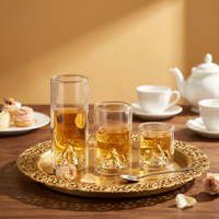 Mug en verre à double paroi isolé, résistant à la chaleur, transparent, pour la maison et le bureau, café et thé