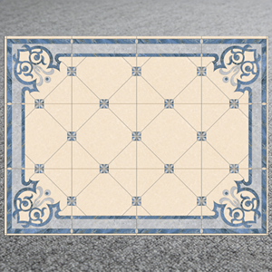 Carreaux de sol en porcelaine effet <span class=keywords><strong>tapis</strong></span> royal moderne 800x800, les plus vendus, pour salon et salle à manger de luxe nord-américain, finition émaillée - Product Image 1