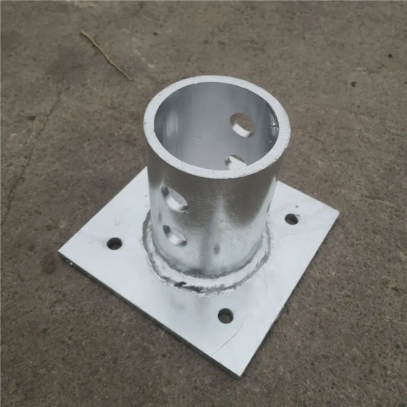 Earth Ground Helical Piers Or Screw Piles Support Helical Bracket Top Cap Support Hardware