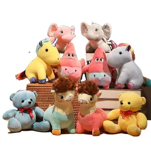 Vendita calda miglior prezzo all'ingrosso super soft artiglio macchina bambini peluche, gru peluche artiglio macchina bambola del fumetto