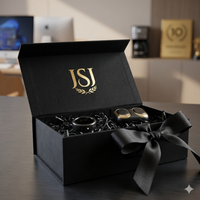 Caja de Perfume de Lujo con Bandeja de Pulpa Moldeada Personalizada, Caja Rígida de Cartón para Botellas de Fragancia, Edición Coleccionista
