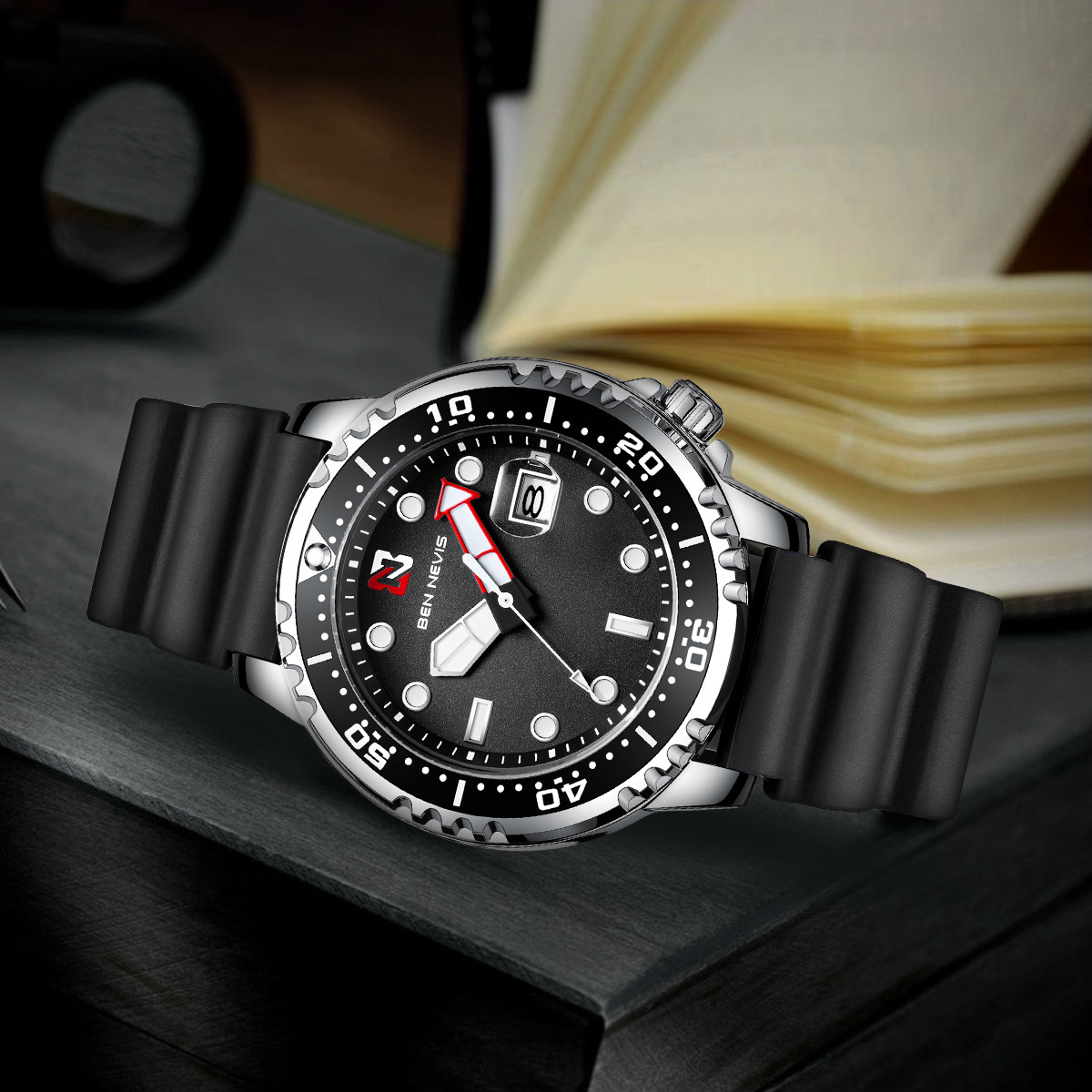 BEN NEVIS Orologio Militare Uomo Analogico-digitale, Sportivo, Con Cronometro E Retroilluminazione LED