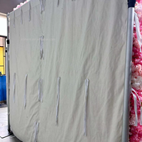 Panneau mural enroulable en tissu 3D 5D, fleurs de cerisier, fleurs en soie, pour mariage, Noël, fête des mères, décoration artificielle