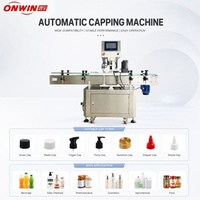 Machine de capsulage pneumatique de haute précision / Capsuleuse à vis à couple réglable