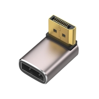 Adaptador DisplayPort 1.4 de Alta Calidad, 90 Grados, Macho a Hembra, 32.4Gbps, para PC, Laptop, Monitor, Proyector, 8K 60Hz, 4K 144Hz
