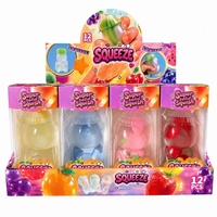 Nouveau Ours Squishy Vaseline Fruit Bear, style fruit, en forme d'ours rempli de Vaseline avec chapeau, jouet mignon et malléable anti-stress, boîte surprise