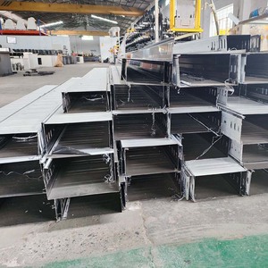 Galvanized Steel Wire Trunking <b>Cable</b> Raceway Channel with Cover for Industrial Wiring - Product Image 2