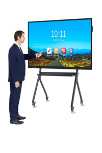 OEM ODM Anti-Blue Light Interactive Flat Panel 65/75 Inch 4K UHD 20-Touch Electronic <b>Whiteboard</b> 4mm Anti-Glare Glass - Product Image 5