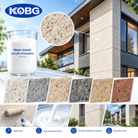 Peinture acrylique effet marbre premium KB 5266, imitation revêtements en pierre pour la décoration extérieure des villas et des hôtels.