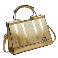Sac à main classique de créateur pour femme, logo personnalisé, luxe OEM ODM, mode, or, ambiance haut de gamme, automne/printemps/hiver, en PU, usage quotidien