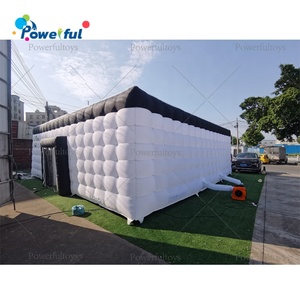 Tente de fête portable, cube de disco gonflable, grand chapiteau de disco gonflable avec éclairage LED - Product Image 3