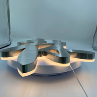 Lettres en acrylique pour extérieur, enseigne 3D avec éclairage LED, enseigne personnalisée, logo 3D pour entreprise