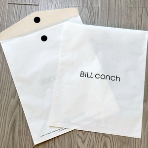 Tùy chỉnh người đàn ông của quần áo bao bì túi không dệt vải bán trong suốt dây kéo túi với in logo - Product Image 5