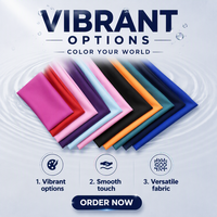 Tissu de sport et de maillot de bain uni, 190 g/m², polyester warp 88 %, élasthanne 12 %, extensible, résistant à l'eau, respirant, écologique, pour le yoga