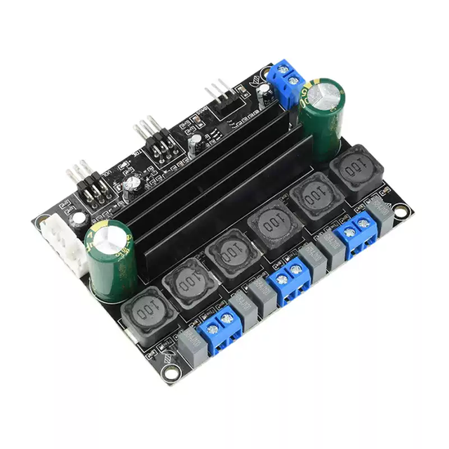 High Power 2.1 Channel  Digital Amp Module, TPA3116D2 Hi-Fi Audio Amplifier Board 50W+50W+100W with Cables