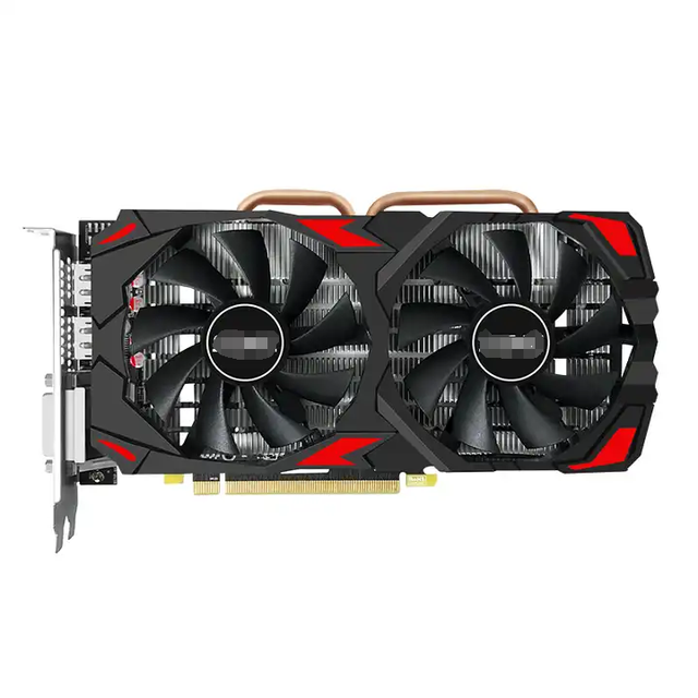 RX580 Graphic Card with Fan Cooler PCI Express Interface Desktop Applications High-Performance 8GB DDR5 GPU Video Card