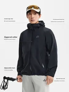 Chaqueta de Senderismo y Montañismo PELLIOT, Cortavientos de Carcasa Dura para Exteriores, Nueva, Ultraligera, Impermeable, con Cremallera TORAYDELFY - Product Image 4