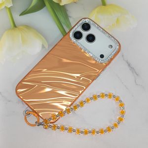 Étui de téléphone portable antichoc en TPU+PC de style Ins avec chaîne pour <span class=keywords><strong>11</strong></span>/12/13/14/15/16/17 Pro Max pour Samsung S23U/S24U/S25U/S26U - Product Image 2