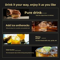 Whisky de Sabor Personalizado 700ml 41% ABV Servicio OEM |   Bebidas Alcohólicas de Whisky |   Whisky al por Mayor para Distribuidores de Bebidas
