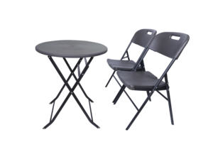 डी 80 सेमी गोल प्लास्टिक हाई बार फोल्डेबल पार्टी कॉकटेल टेबल कम कीमत वाली पार्टी फर्नीचर जगह की बचत राउंड टेबल - Product Image 6