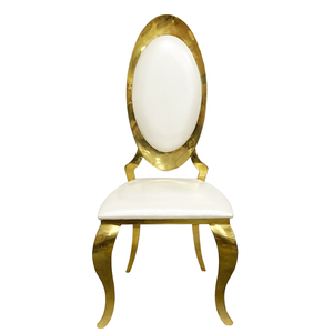 Sedie Moderne Impilabili in Acciaio Inox e Pelle per Feste, Banchetti, Matrimoni, Hotel, Decorazioni e Sale da Pranzo - Product Image 5