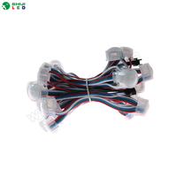 Lumière ponctuelle LED RGB à pixels DC 5V 20mm IP66 pour aménagement paysager avec corps de lampe en PVC, IRC 85 et durée de vie de 50 000 heures pour utilisation en extérieur/intérieur
