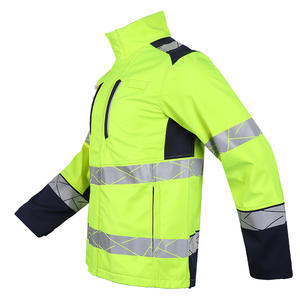 Nouvelle veste de travail ignifuge Ke avec protection contre l'arc électrique, jaune fluorescent, coupe classique, vêtements de sécurité anti-incendie - Product Image 2