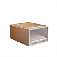 Organisateur de tiroir en plastique léger sans BPA, directement de l'usine, pour chambre à coucher, empilable, avec surface facile à nettoyer