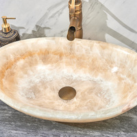 Vente en gros de lavabos de salle de bain modernes en pierre d'art de luxe, toilettes de salle de bain