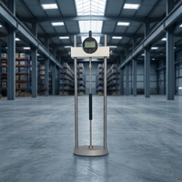 Comparador Digital de Doble Guía, Medidor de Longitud de Cemento de Doble Columna para Medición de Materiales de Construcción en Laboratorio SKLYYQ