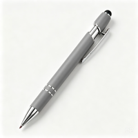 Stylo bille et stylet 2-en-1 prêt à être expédié, pour tablette tactile, en métal, pour signature, cadeau publicitaire personnalisé