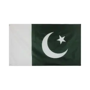 Хороший стандарт, быстрая доставка, 3X5 футов, все мировые футбольные офисные флаги, индивидуальный пакистанский флаг