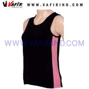 Camiseta sexy de gimnasio para mujer, camisetas sin mangas lisas para culturismo, venta al por mayor - Product Image 2