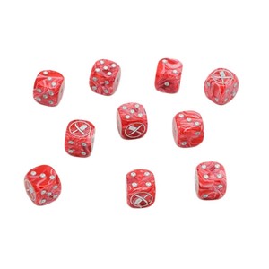 Phù Thủy Vua 16Mm Xúc Xắc Đặt Ngọc Trai Kết Thúc Màu Đen Biểu Tượng Tùy Chỉnh Kích Thước Tiêu Chuẩn Xúc Xắc Acrylic Cũng Đánh Bóng Mịn Edege Xúc Xắc - Product Image 6