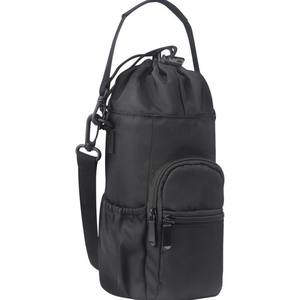 Sac isotherme populaire en polyester durable avec bandoulière et motif sergé pour une portabilité optimale, idéal pour les gourdes et les tasses en aluminium. - Product Image 1