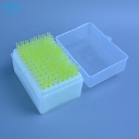 Boîte vide à 96 puits pour pointe de pipette 200ul Boîte à pointe en plastique pour utilisation en laboratoire pour contenir 96 embouts filtrants