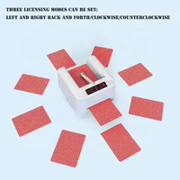 Distributeur de cartes rotatif automatique à 360 ° Accessoires de poker de table de blackjack Machine à mélanger les cartes à jouer à la roulette pour le divertissement