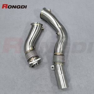 High Performance Downpipe for BMW F80 F82 M3 M4 2014-2019 S55 3.0T One Piece Mandrel Bent Pipe - Product Image 2