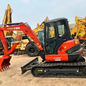 Excavatrice hydraulique Kubota Kx165 d'occasion, 90% neuve, bon prix, 6,5 tonnes, excavatrice sur chenilles Kubota Kx 165 d'occasion, 6,5 tonnes, à vendre - Product Image 1