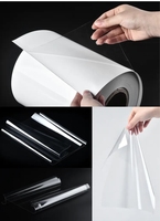 Película electrostática para ventana, película de vidrio electrostático transparente de PVC