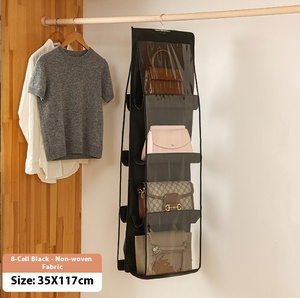 Borsa da appendere a 6 tasche multistrato borsa Non tessuta custodia antipolvere per uso domestico armadio per uso domestico - Product Image 6