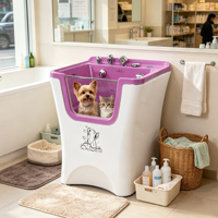 Baignoire électrique pour chien en acrylique haut de gamme avec contrôle intelligent de la température et ozone, pour le toilettage des chiens, destinée au marché des Émirats arabes unis