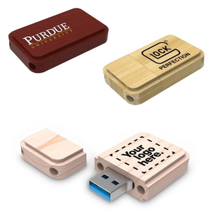 Gitra - Nueva Caja de Regalo de Madera en Forma de Corazón, Personalizada, de Madera de Arce, Nogal y Bambú, Unidad Flash USB 2.0 - Product Image 1